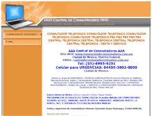 Tablet Screenshot of conmutador.reparaciondeconmutadores.com.mx